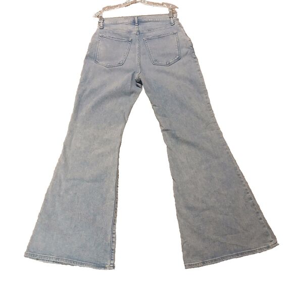 Abercrombie & Fitch "Curve Love" Light Wash The Flame Ultra High Rise Jeans 6S - Picture 12 of 16